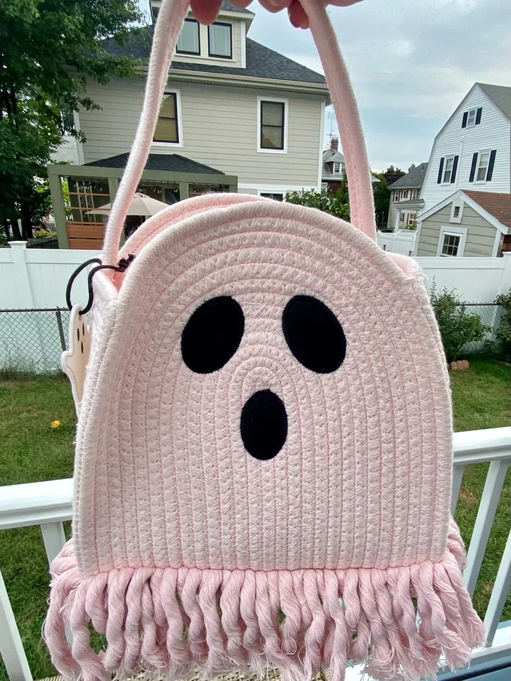 NWT - Pink Ghost Trick or Treat Bucket